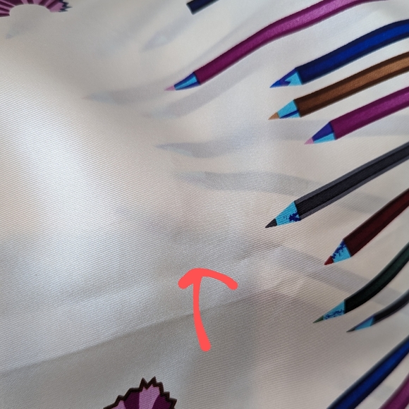 Square Silk Scarf - Picture 2 of 3